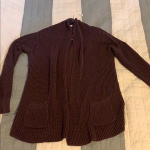 Women’s purple cardigan